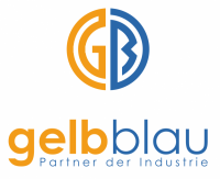 Logo gelbblau Industrieservice Elektromeister