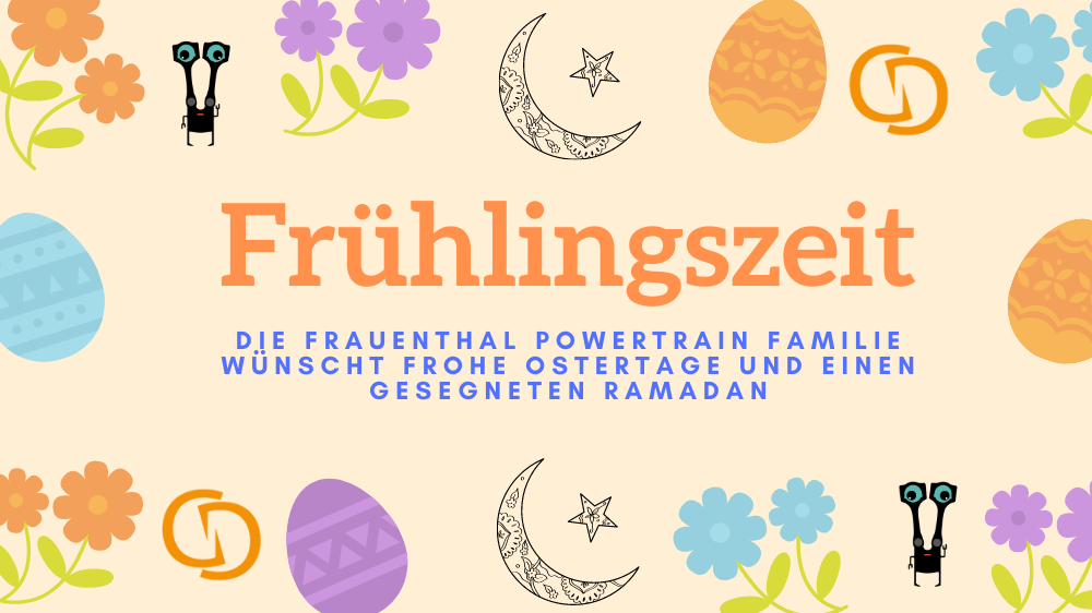 Frohe Ostertage und einen gesegneten Ramadan!