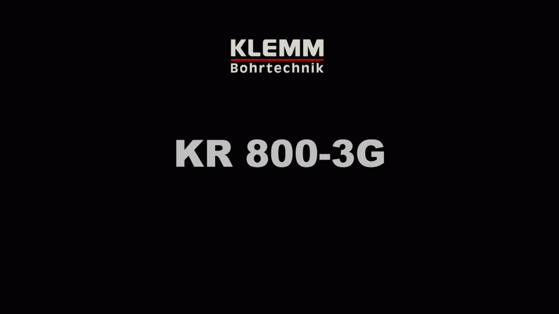 Kinematik und Bohrstellung KR 800-3G